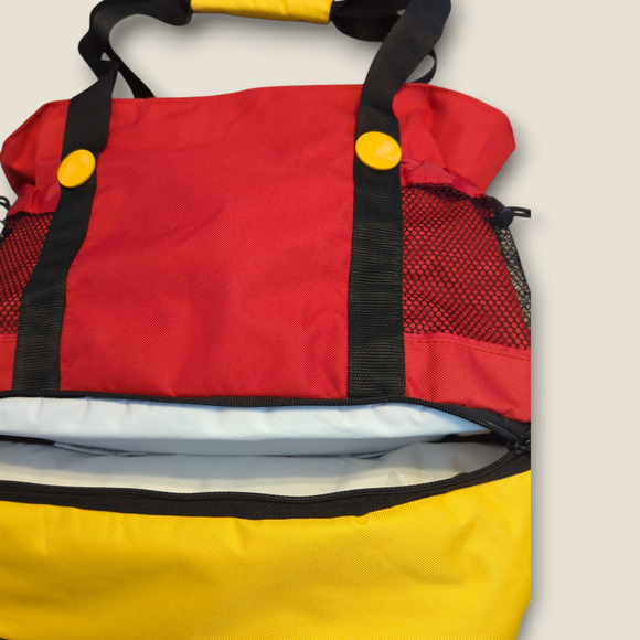 DISNEY Mickey Mouse Pants Tote Bag Insulated Cooler Travel - Picture 3 of 8